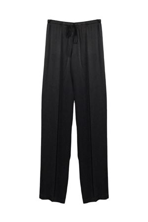 Pantalone nero in misto seta SEMI COUTURE | Y6SM38Y690